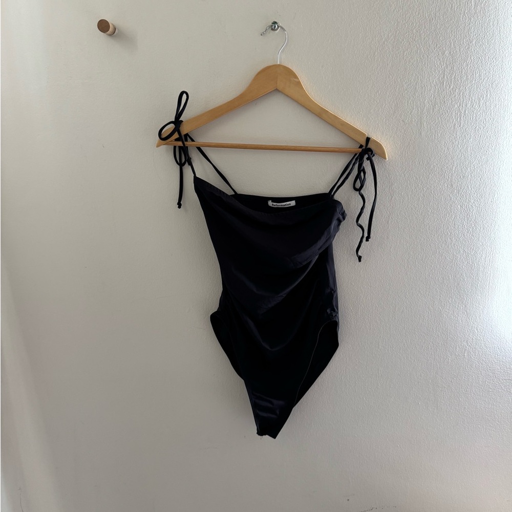 Reformation Black Women's Swimsuit One Piece